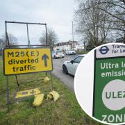 Drivers who ignore the diversion routes and have a non-compliant vehicle will face a Ulez charge