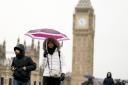 London to be hit with heavy rain as Storm Debi arrives in the UK.