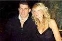 Heartbroken: Craig Buckley with fiancee Serena Bennett
