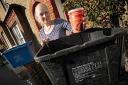Trial run: Councillor Pamela Fleming in the week the new recycling scheme was approved by councillors