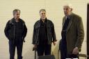 Northern Broadsides rehearsal: Blake Morrison, Jonathan Miller and Barrie Rutter - Rutherford and Son - Photo by Nobby Clark