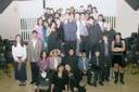 Stage presence: The cast and crew from Heathland School, Hounslow