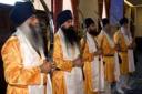 Religious march: Sikhs prepare to take to the streets for the procession. Picture by Paul Doyle