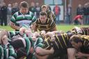 Memorable: Scrum half Sam Williams communicates with his pack in a season that will live long in the memory of everyone associated with London Cornish          Picture: Ben Gilby