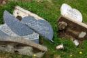 Gravestones desecrated in North Sheen Cemetery
