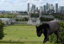 A mock-up of a puma in Greenwich Park