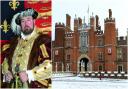 King Henry VIII (impersonator) and Hampton Court Palace