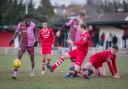 Corinthian-Casuals were beaten 3-0 at AFC Hornchurch on Saturday. Picture: Stuart Tree
