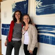Resident artists Aurélie Freoua and Diane C Frost