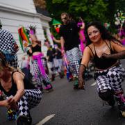 Performers during the children's parade on Family Day at the Notting Hill Carnival in London / Image: PA