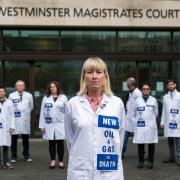 Emma Smart outside Westminster Magistrates Court