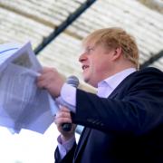 Opposition: Boris Johnson speaking against Heathrow expansion