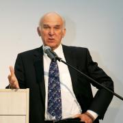 Safe standing: Vince Cable