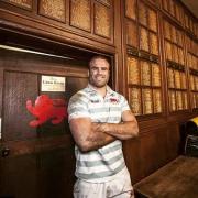 Tough challenge: Scottish new George Cullen had to deal with the threat of Jamie Roberts during the Varsity clash last year