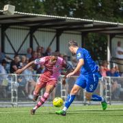 Gil Carvalho was on the scoresheet for Corinthian-Casuals at Margate. Picture: Stuart Tree