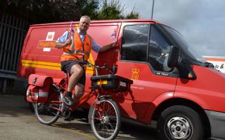 Postman Tony Woodward takes Olympic time trial route
