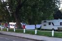 Travellers on Kew Green are being asked to leave, Richmond Council said. Image: LBRUT