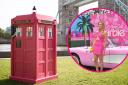 Barbie is taking over London with Doctor Who Tardis makeover.