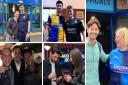 Here are your pics with club legend, Joe Jacobson, ahead of his 400th and final Wycombe game this weekend against Charlton