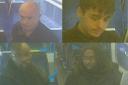 Police would like to identify these four men, who are potential witnesses to the stabbing
