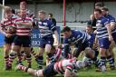 Over the whitewash: Sam Shires scores for Park but it would not be enough         All pictures: David Whittam