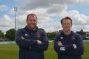 New boys: Scottish appointed Tim Payne, left, and Peter Richards last week