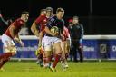 50 up: Lee Millar reached half a century of appearances in Friday's 22-20 defeat at Jersey