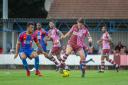 Corinthian-Casuals in action against Crystal Palace. Picture: Stuart Tree