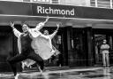 Professional dancers from Combination Dance and guests from Rambert School dance in Richmond flashmobs. Images: Scott David Photography