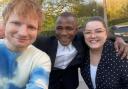 Sandy Obogeanu and Lamin Fofana bumped into Ed Sheeran in the Richmond hotel's car park (photo: The Petersham Hotel)