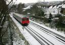 Big freeze: Rail services were expected to be hit again today