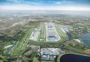 New CGIs reveal how the Heathrow expansion may look, including how the M25 underpass below the new runway could be done (Credit: Heathrow Ltd)