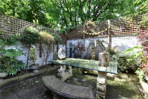 Richmond and Twickenham Times: The garden also has a view of the Cutty Sark. (Rightmove)