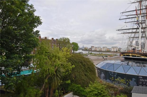 Richmond and Twickenham Times: The view of the Cutty Sark from the master suite. (Rightmove)