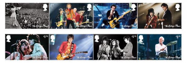 Richmond and Twickenham Times: The Rolling Stones are only the fourth music group to feature in a dedicated stamp issue. (Royal Mail)