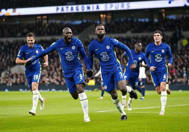 Antonio Rudiger's goal gave Chelsea a win on the night against Tottenham Hotspur in the Carabao Cup