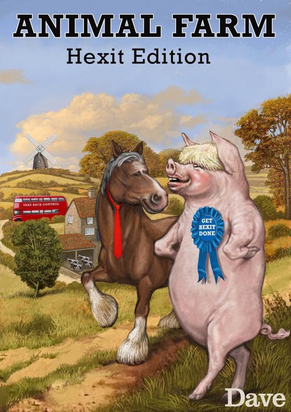 Richmond and Twickenham Times: Animal Farm featuring Boris the Boar and Starmer the Horse. Picture: Dave Richmond and Twickenham Times: Animal Farm featuring Boris the Boar and Starmer the Horse. Picture: Dave