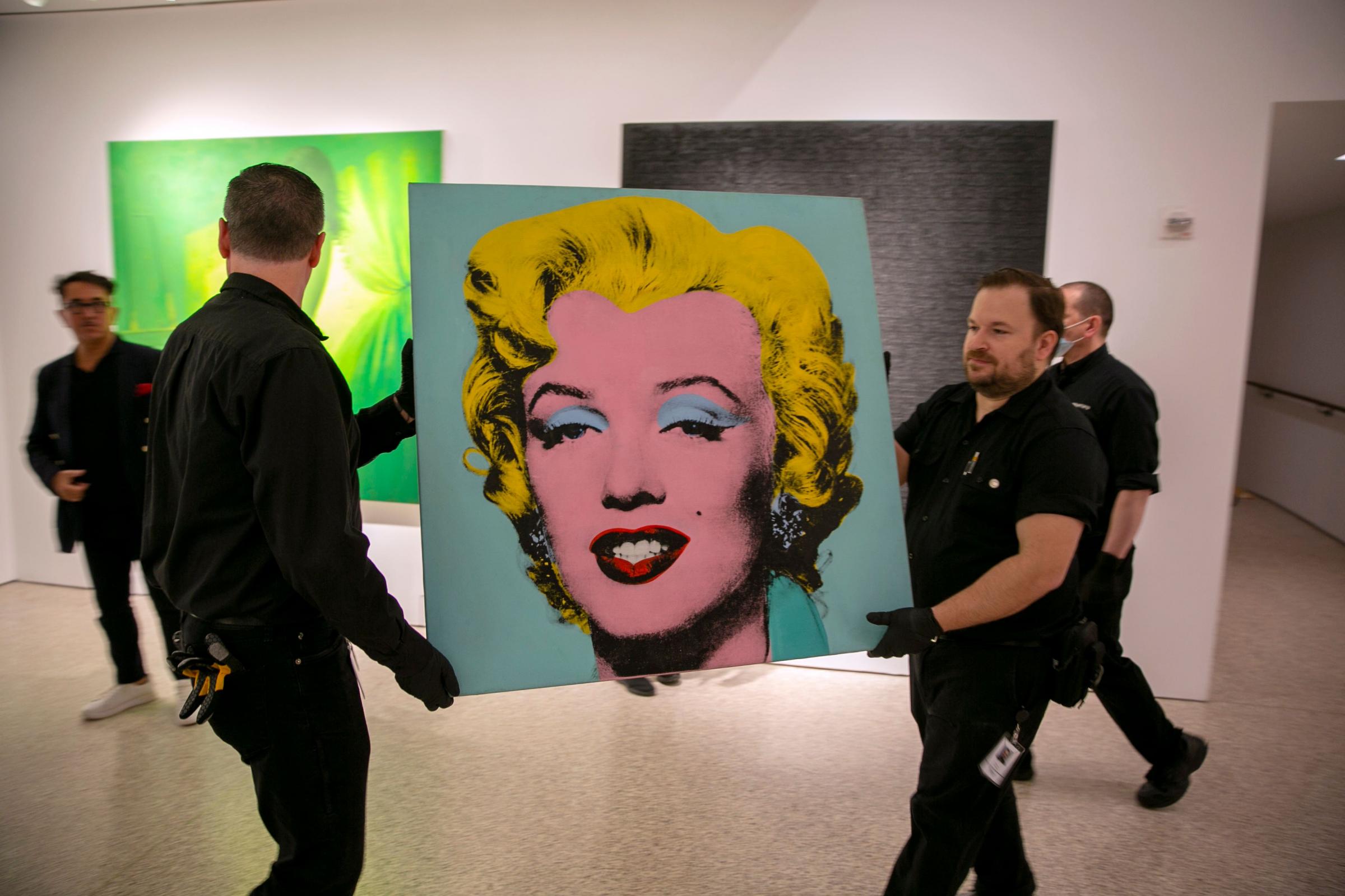 Andy Warhol's Shot Sage Blue Marilyn sells for £158 million at auction | Richmond and Twickenham Times - Vimarsana News