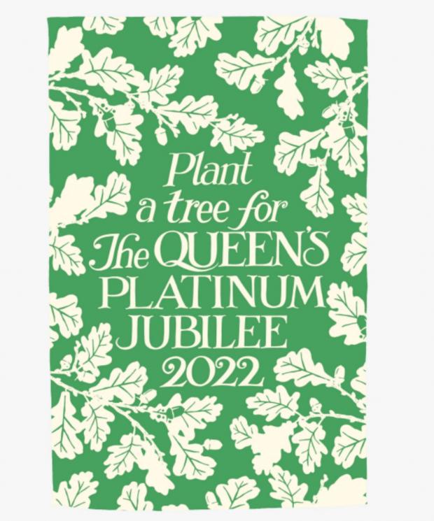 Richmond and Twickenham Times: Jubilee Tree Planting Tea Towel (Emma Bridgewater)