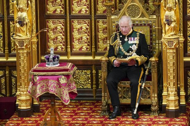 Richmond and Twickenham Times: The Prince of Wales reads the Queen's Speech during the State Opening of Parliament in the House of Lords (PA)