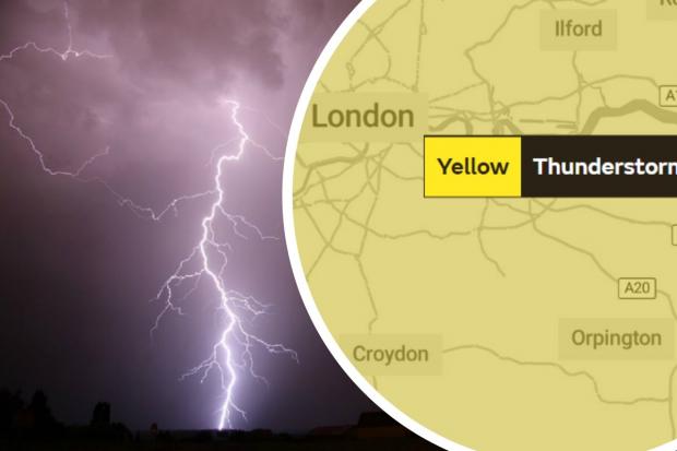 Met Office issues yellow warning