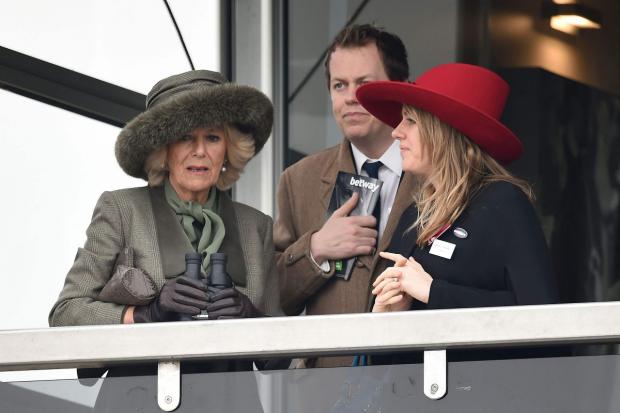Richmond and Twickenham Times: The Duchess of Cornwall with her son Tom Parker-Bowles (centre) and daughter Laura Lopes (Joe Giddens/PA)