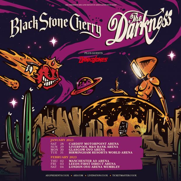 Richmond and Twickenham Times: The Darkness and Black Stone Cherry announce tour: How to get tickets (Live Nation)