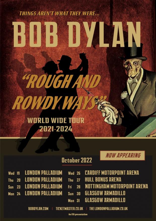 Richmond and Twickenham Times: Bob Dylan Tour Dates. (Black Arts)