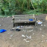 The Crane Park bench has angered residents