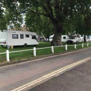 Travellers arrived in Kew Green on Wedsnesday evening (Aug 4)