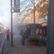 Smoke has been seen coming out of a Boots store in Teddington (photo: Charlotte Hazel)