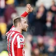 Christian Eriksen 'happy' to be back on the pitch after making Brentford debut
