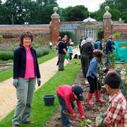 Green fingers: Chiswick House Gardens' new community gardener Karen Roberts