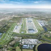 New CGIs reveal how the Heathrow expansion may look, including how the M25 underpass below the new runway could be done (Credit: Heathrow Ltd)